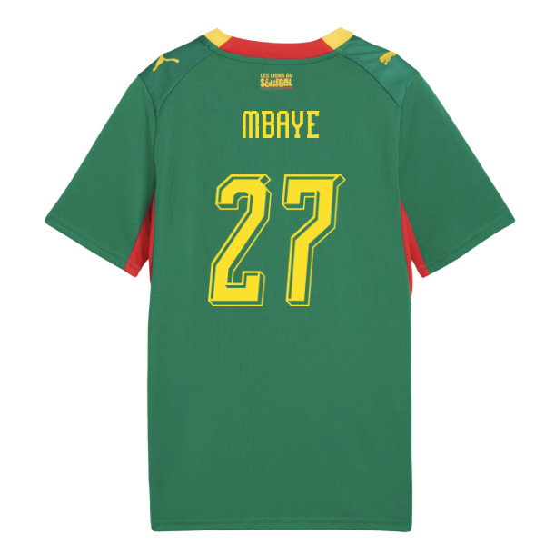 2026-2027 Senegal Away Shirt (Kids) (Mbaye 27)-SoccerKits Hub | Buy Soccer Jerseys Online